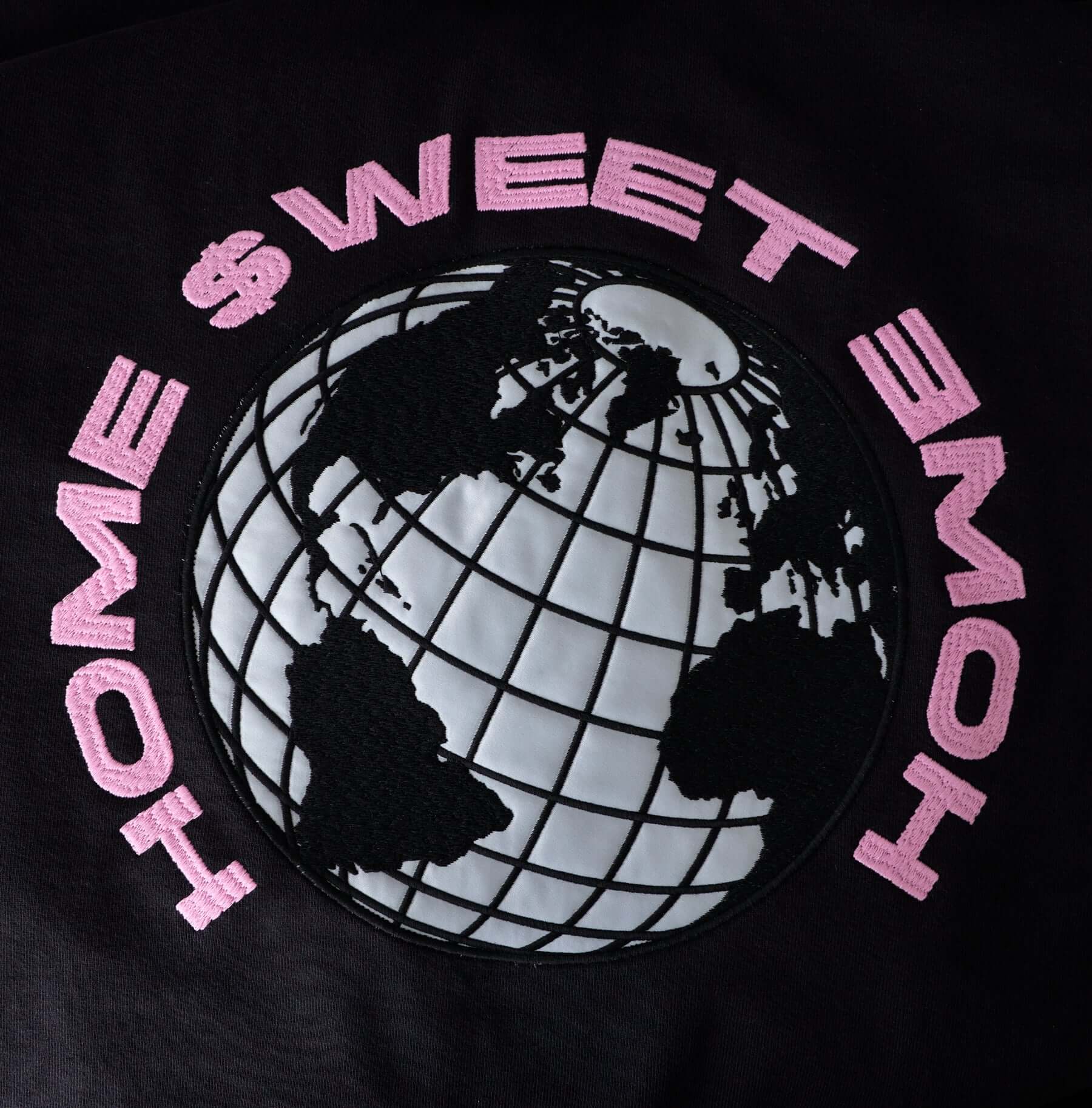 Home Sweet Home Global Hoodie Close up