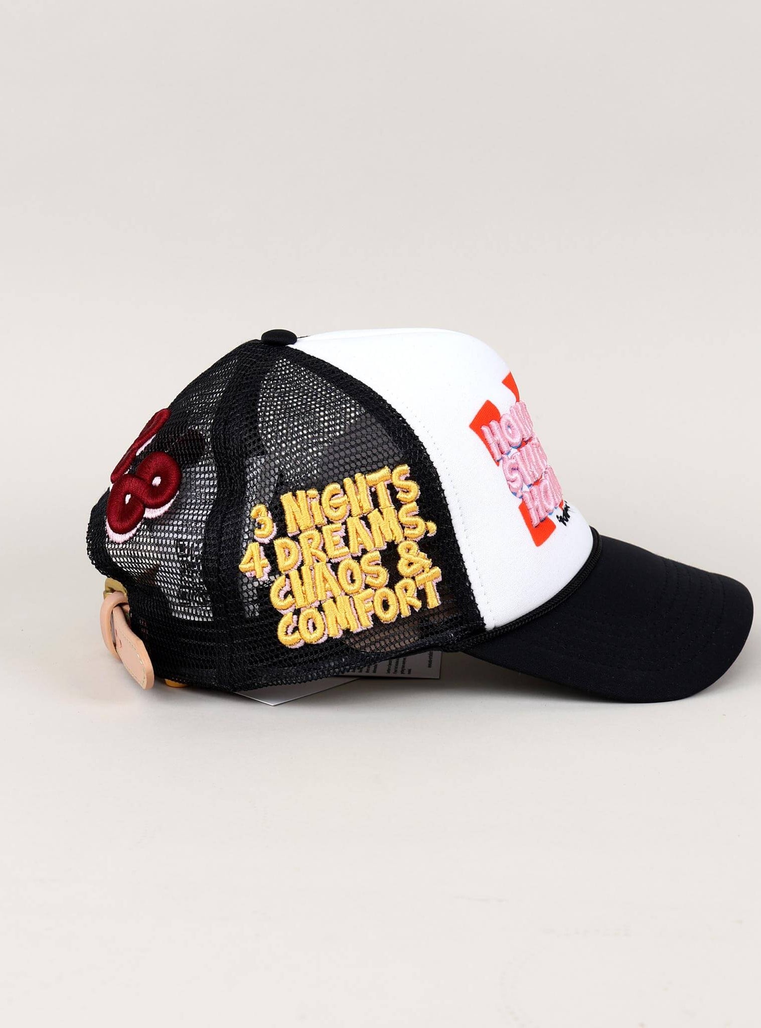 Home Sweet Home Black/White Trucker Hat - Right View