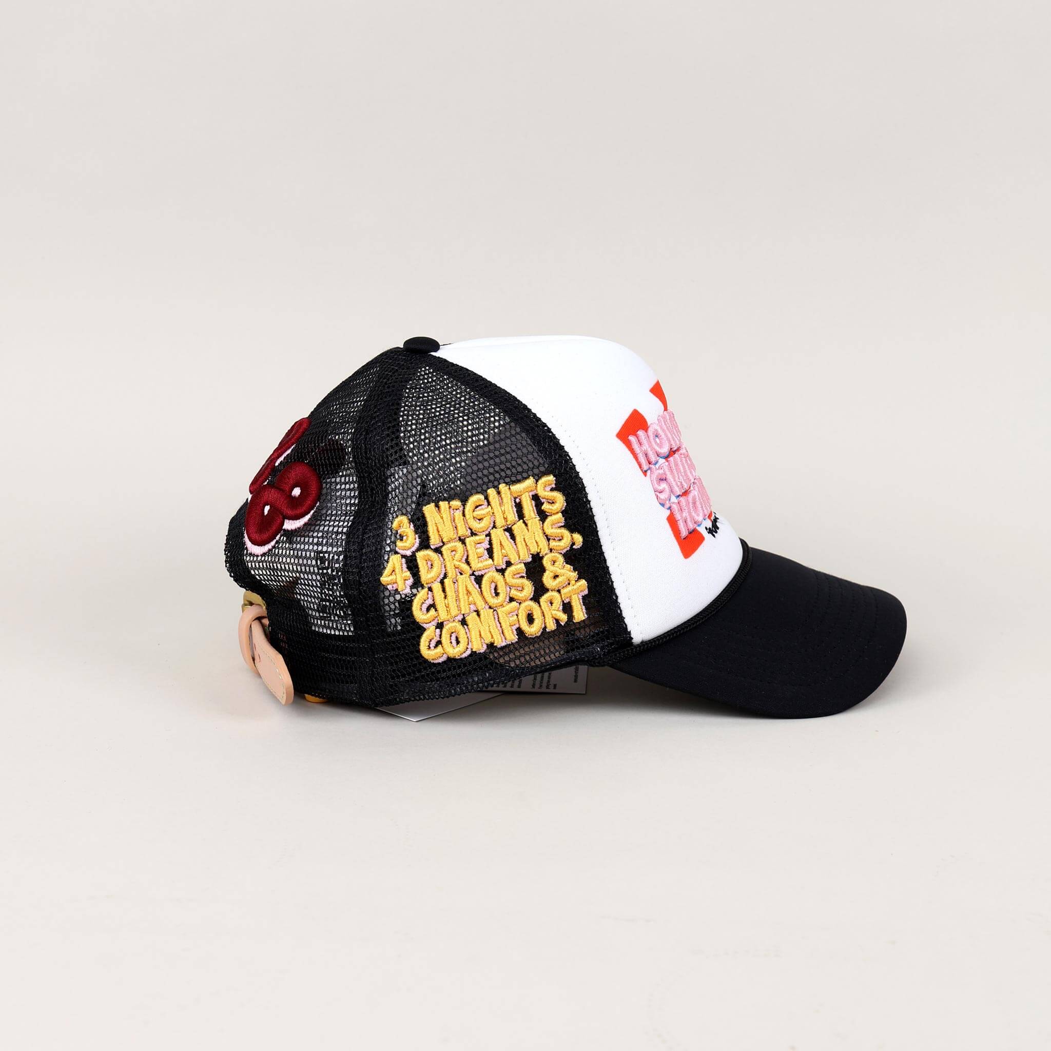 Home Sweet Home Black/White Trucker Hat - Right View