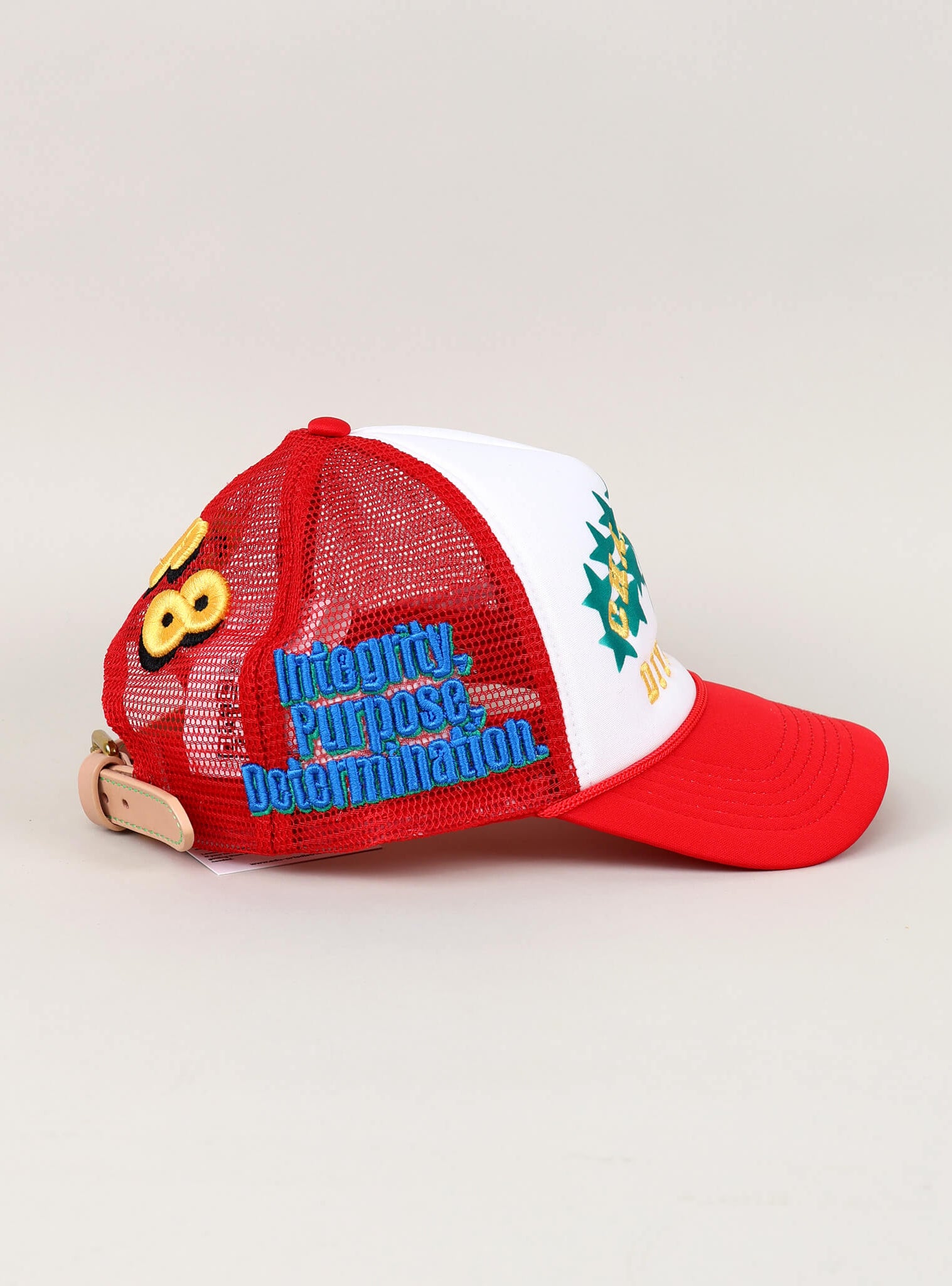 Fall 7 Rise 8 Red/White Trucker Hat - Right View
