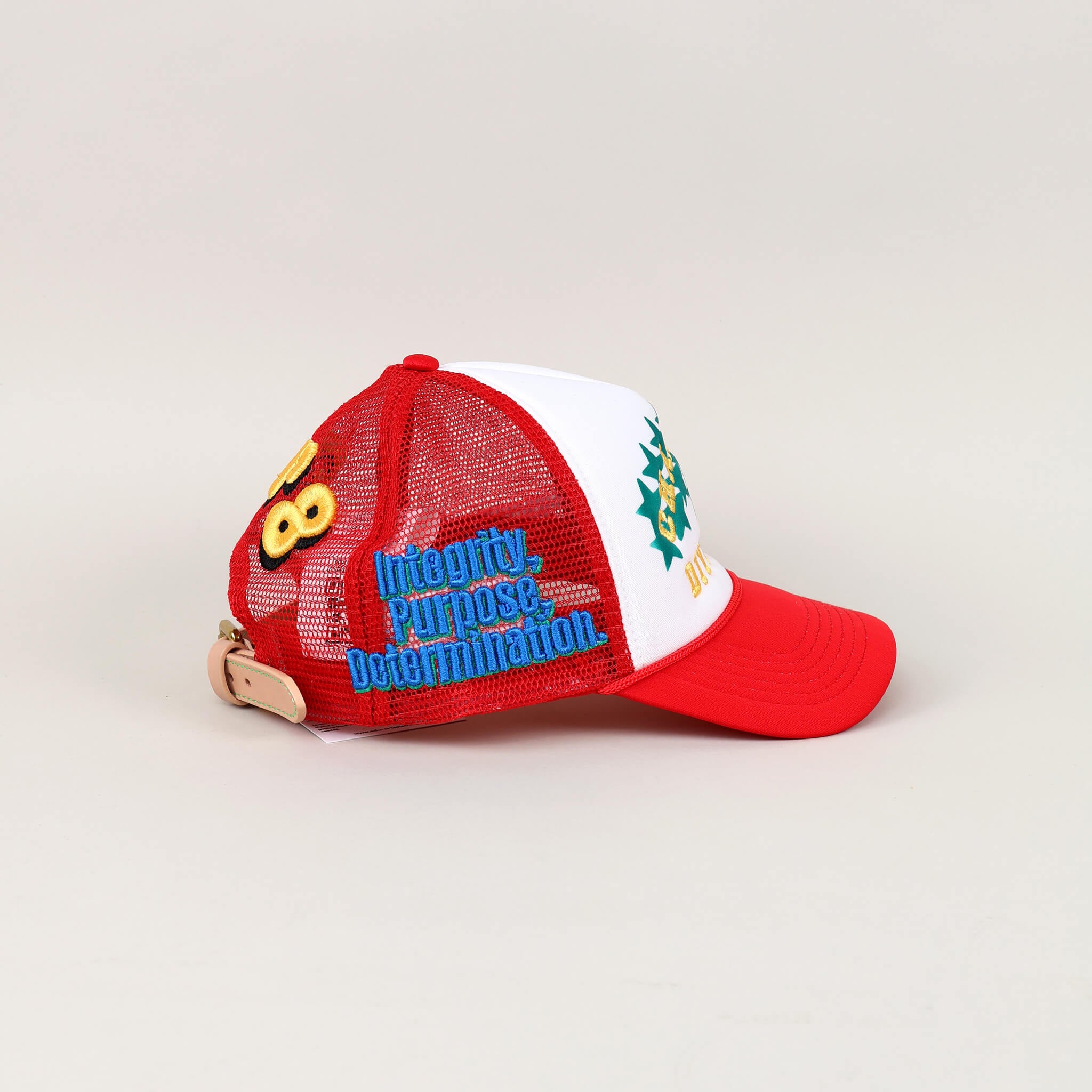 Fall 7 Rise 8 Red/White Trucker Hat - Right View