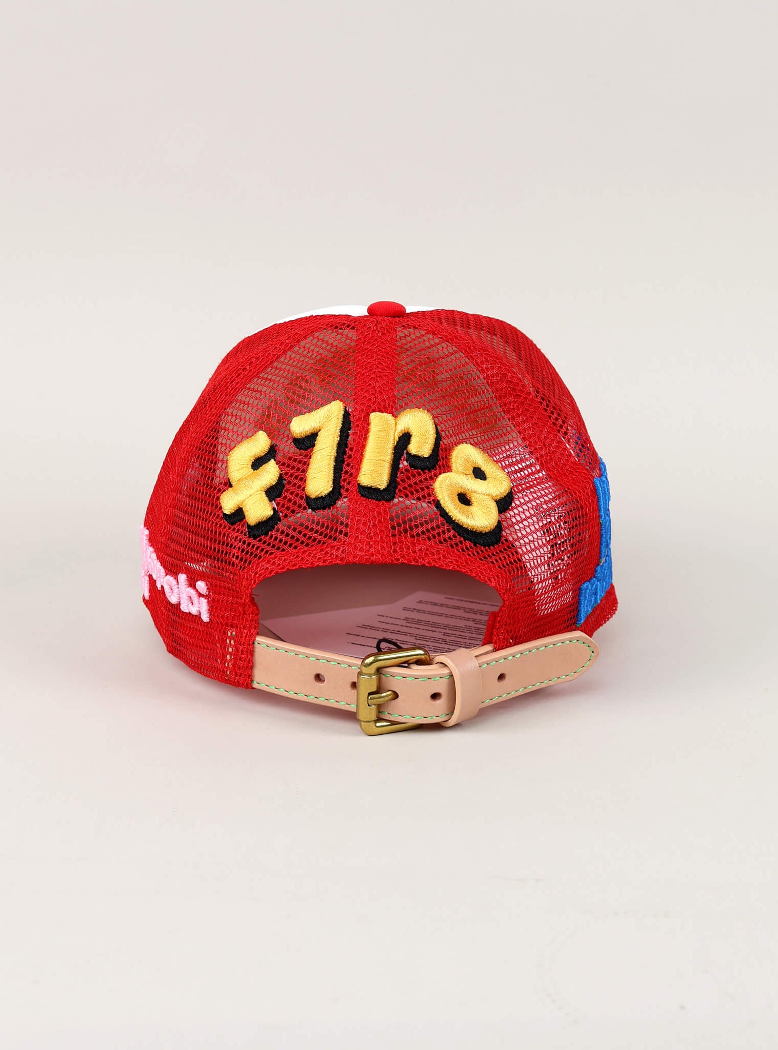 Fall 7 Rise 8 Red/White Trucker Hat - Back View