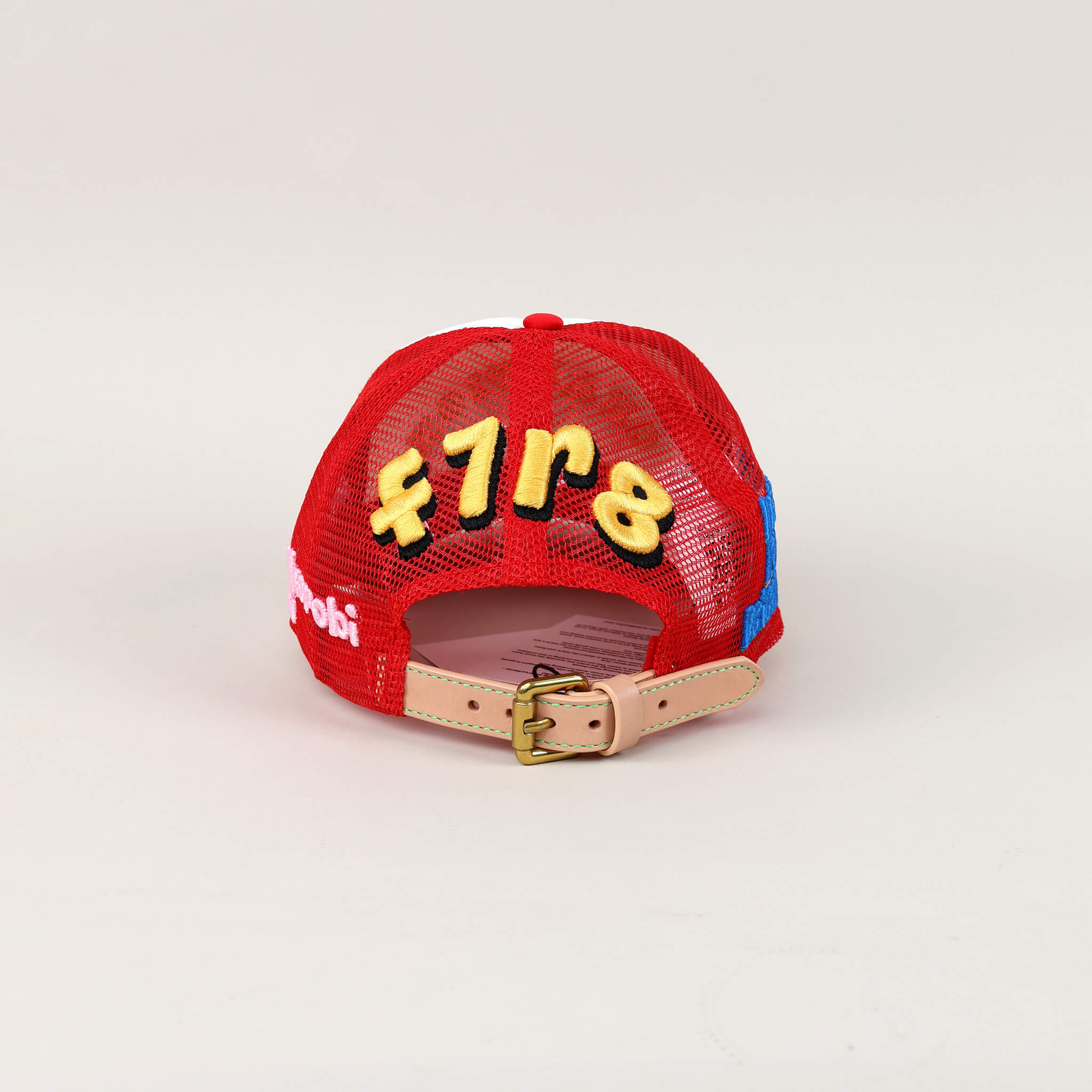 Fall 7 Rise 8 Red/White Trucker Hat - Back View