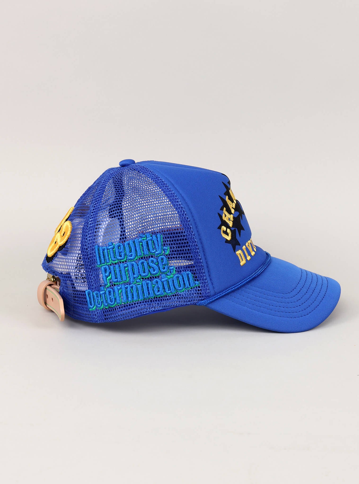 Fall 7 Rise 8 Blue Trucker Hat - Right View