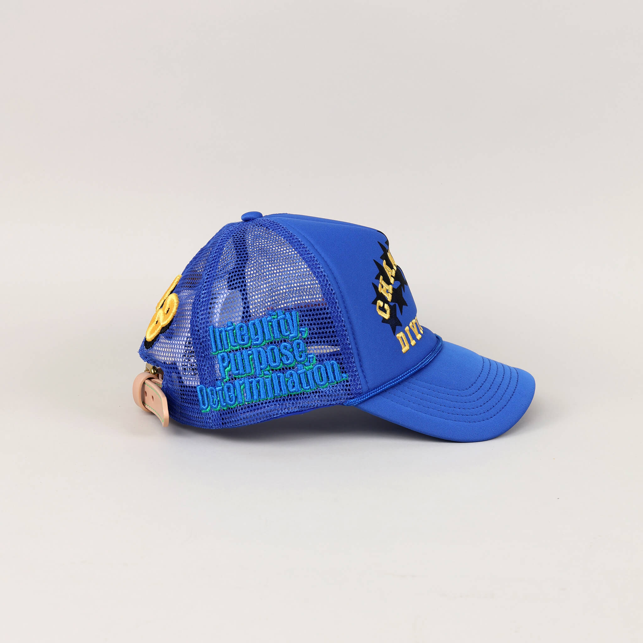 Fall 7 Rise 8 Blue Trucker Hat - Right View