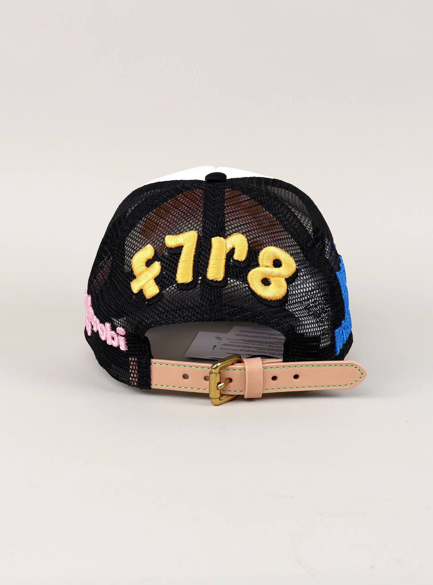 Fall 7 Rise 8 Black/White Trucker Hat - Back View