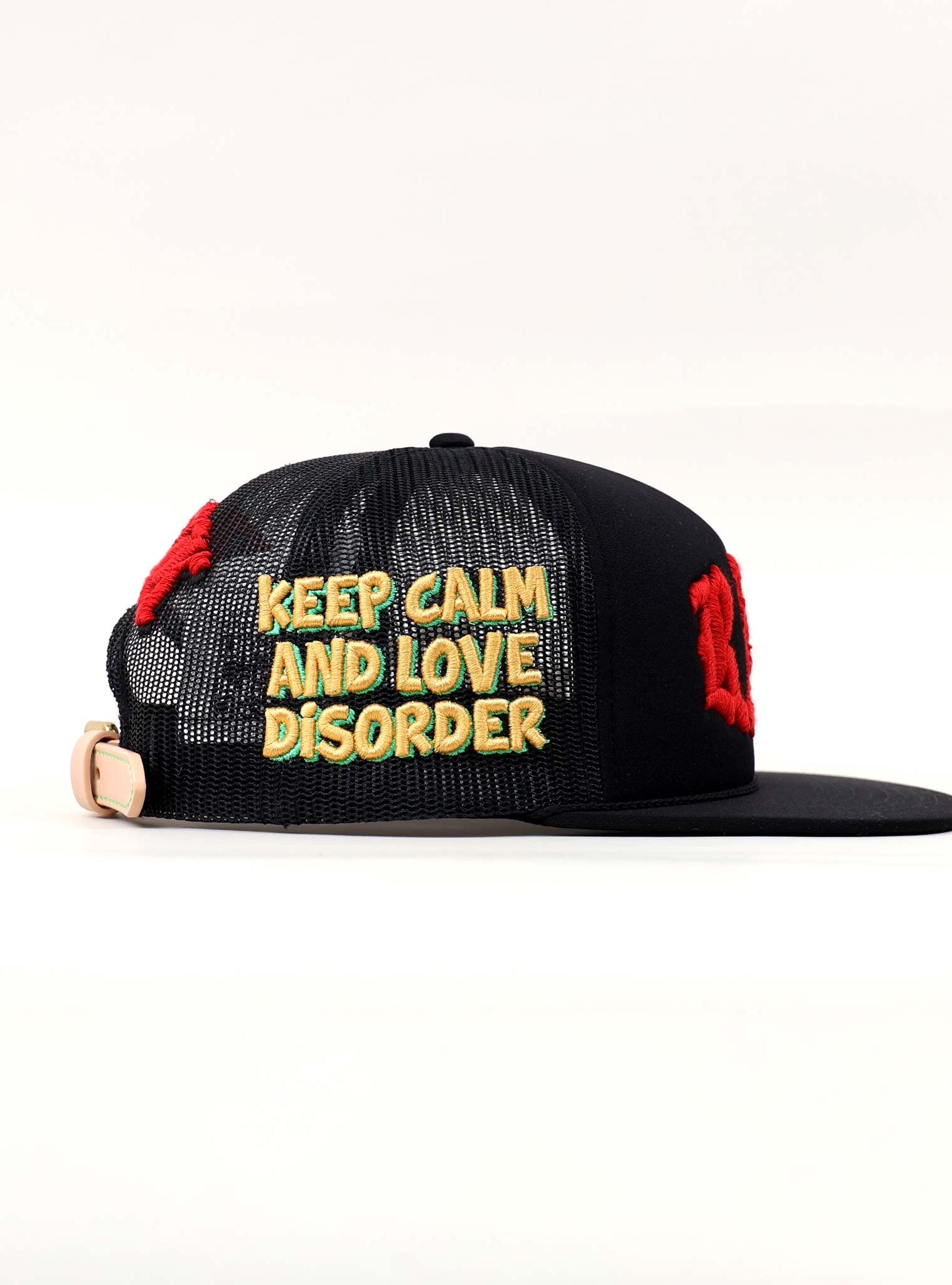 Black cap with "Keep Calm and Love Disorder" text.