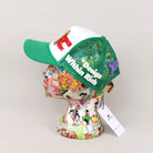 Broken Green Trucker Hat on Mannequin - Side View