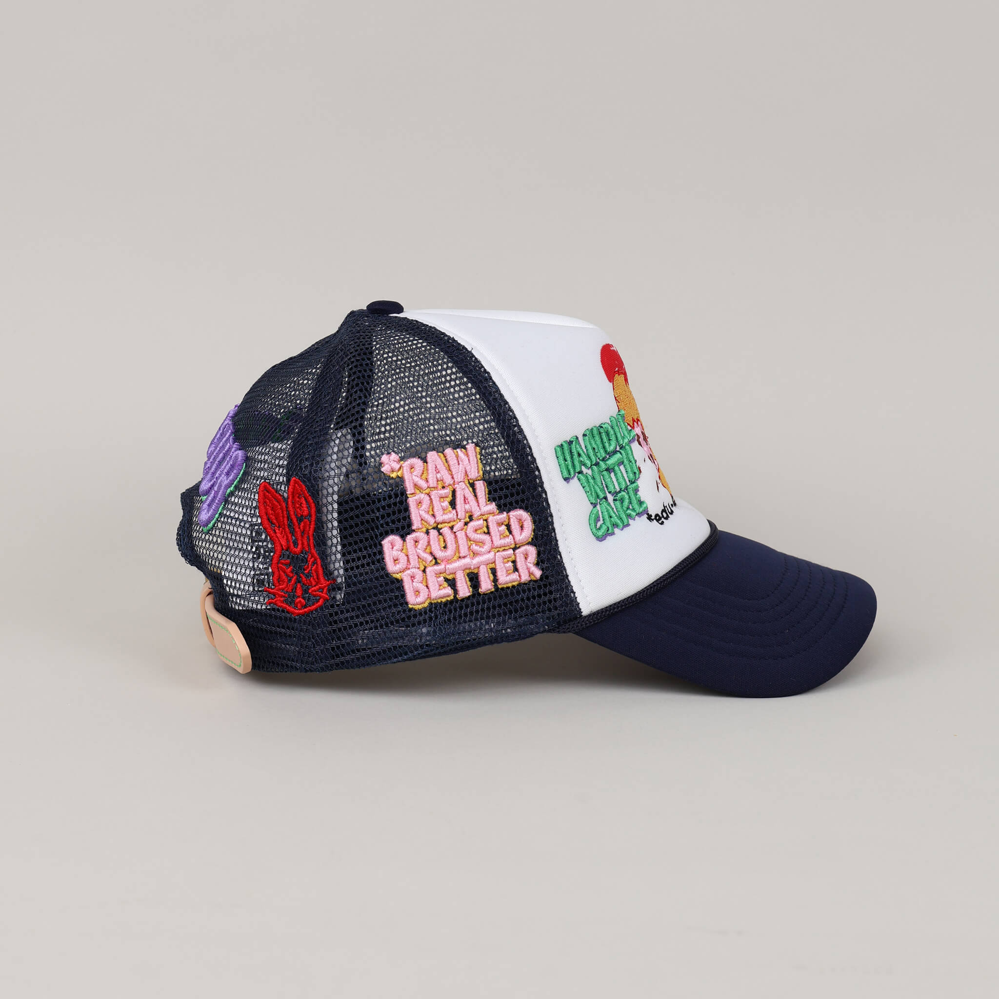 Broken Black Trucker Hat - Right View