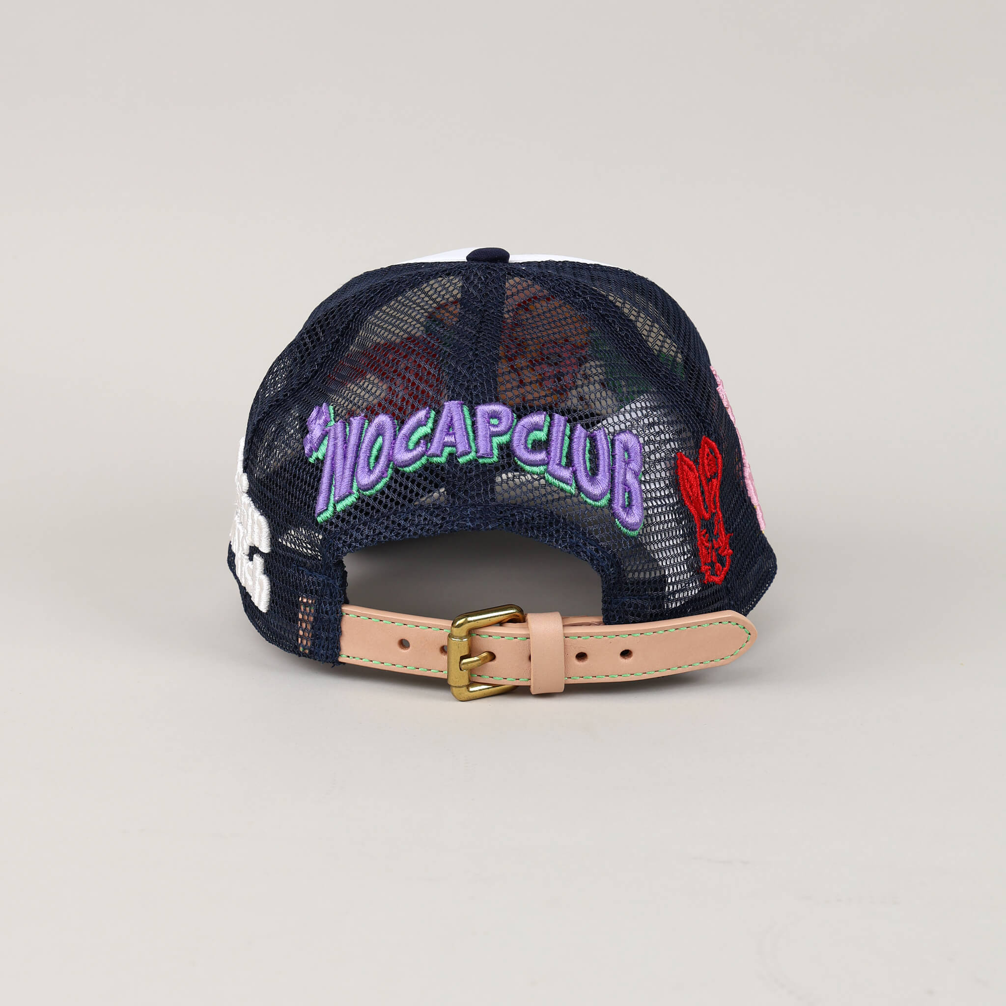 Broken Black Trucker Hat - Back View