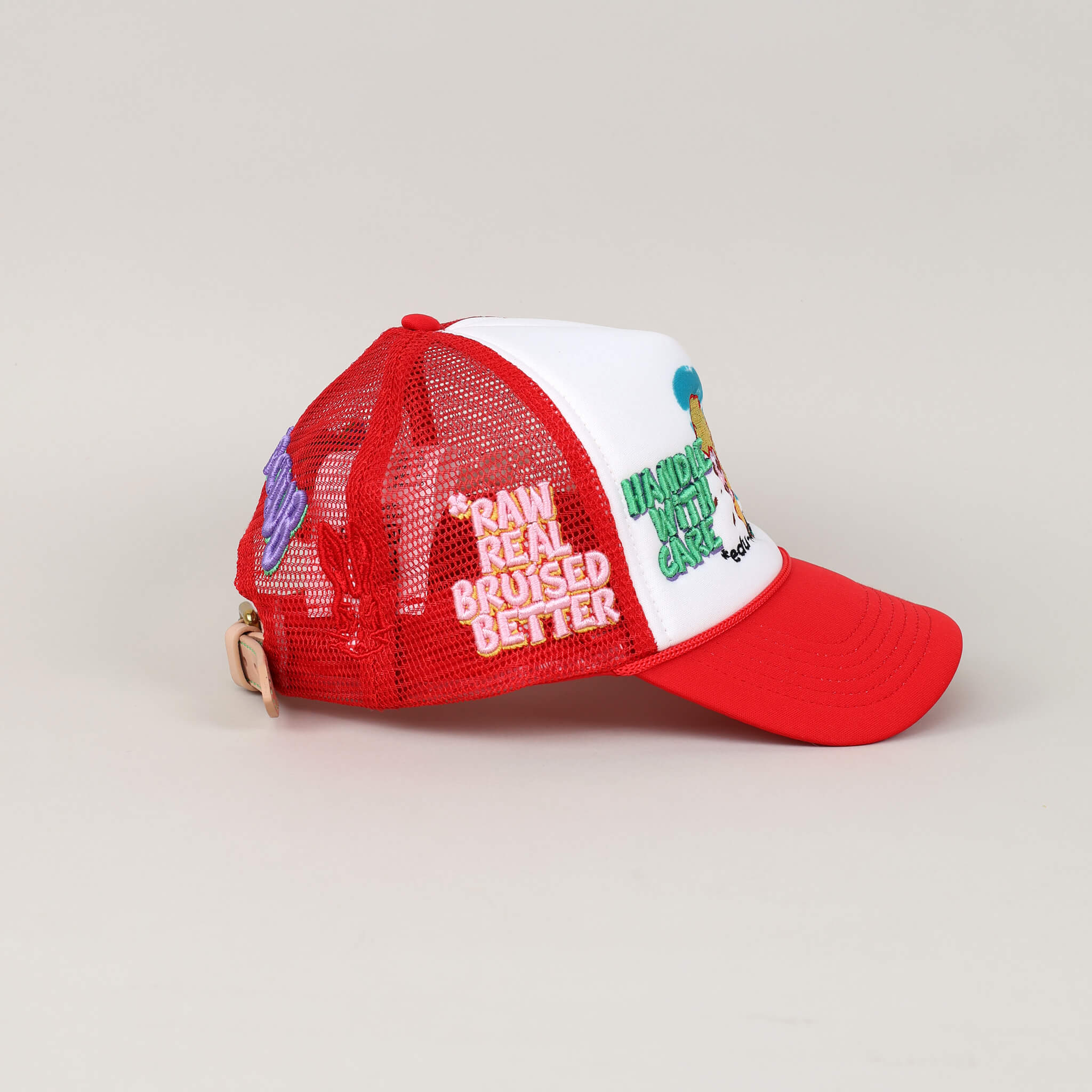 Broken Red Trucker Hat - Right View