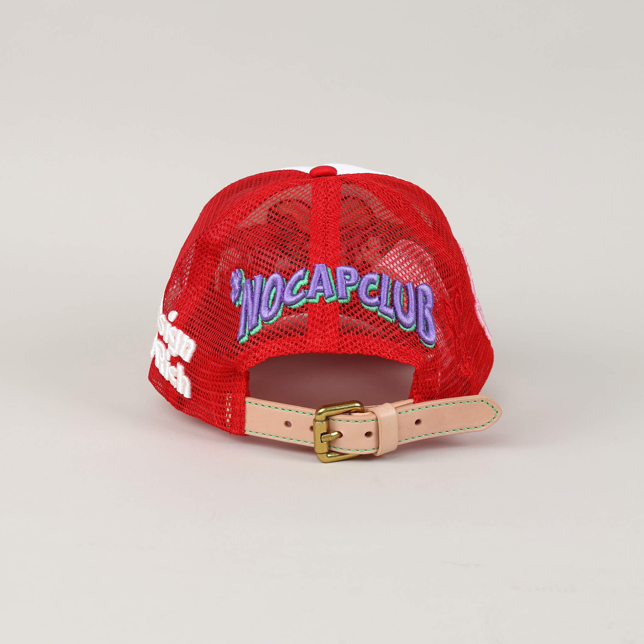 Broken Red Trucker Hat - Back View