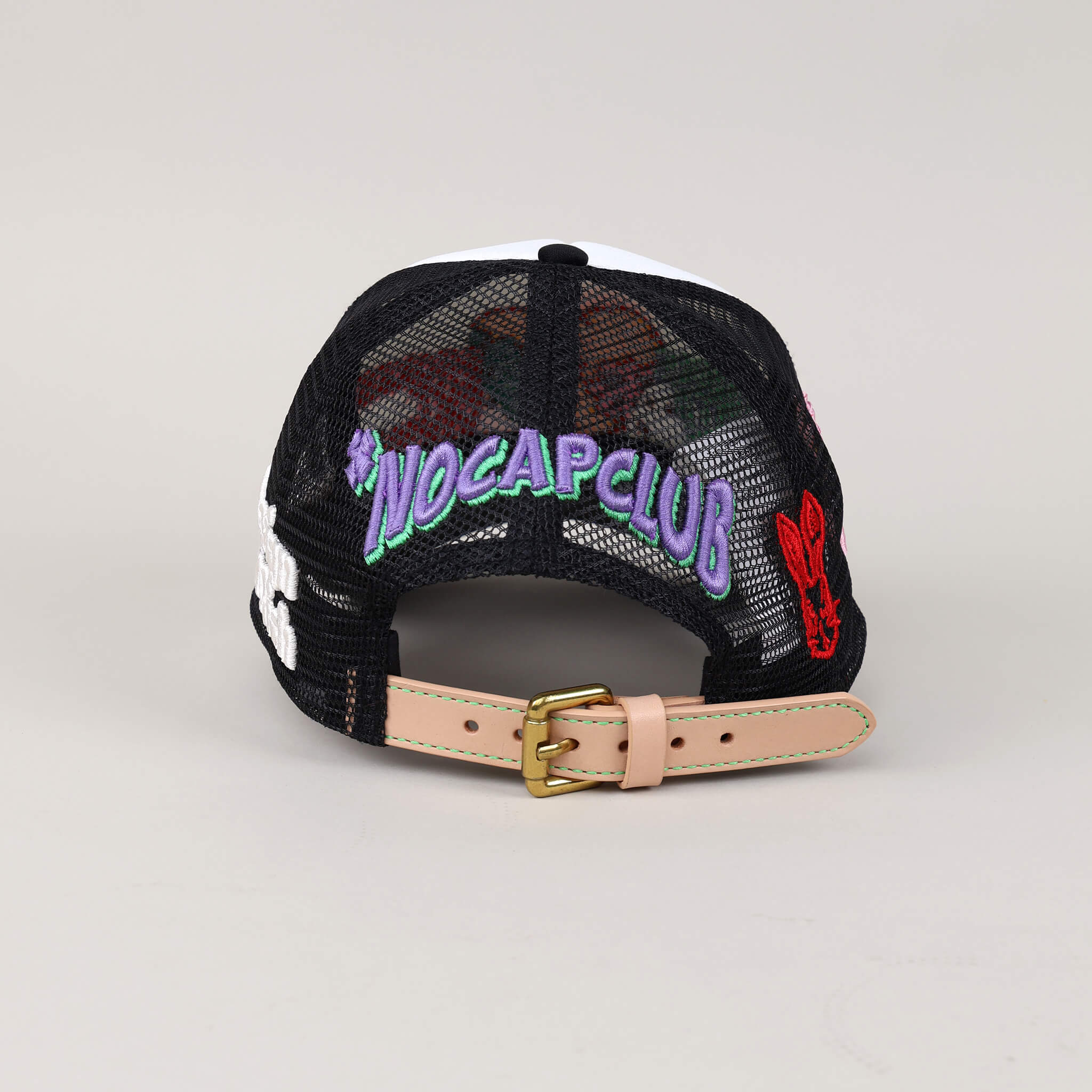 Broken Navy Trucker Hat - Back View