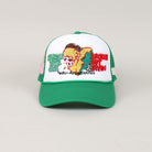 Broken Green Trucker Hat - Front View