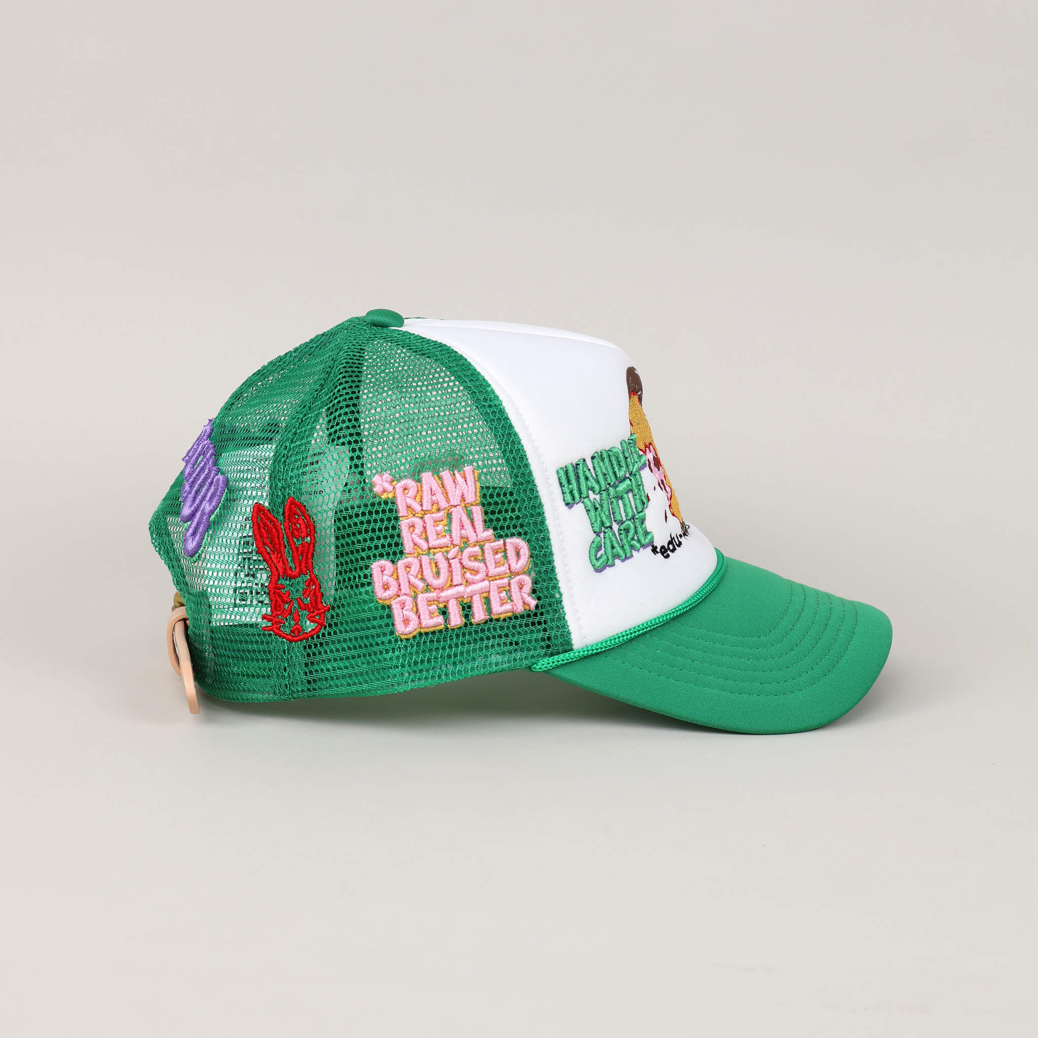 Broken Green Trucker Hat - Right View