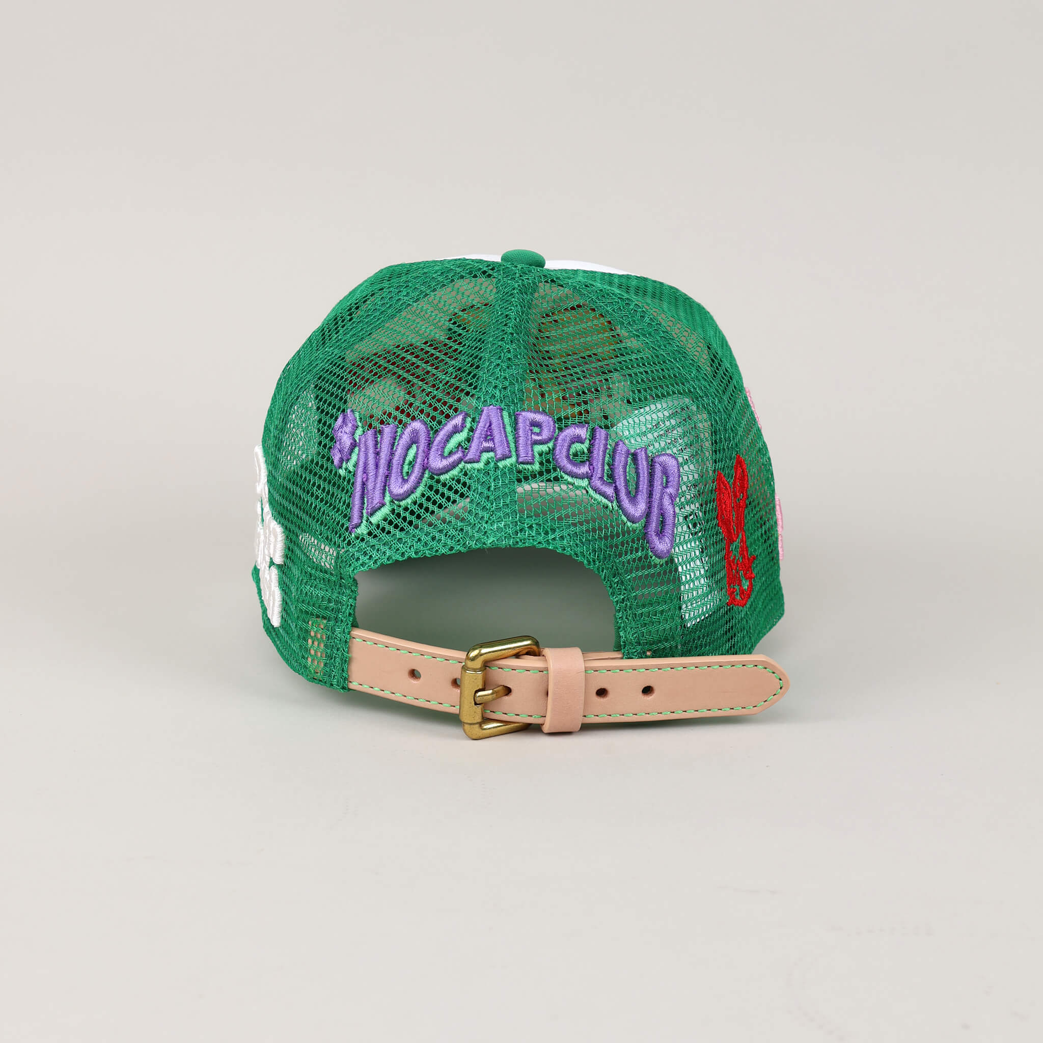 Broken Green Trucker Hat - Back View