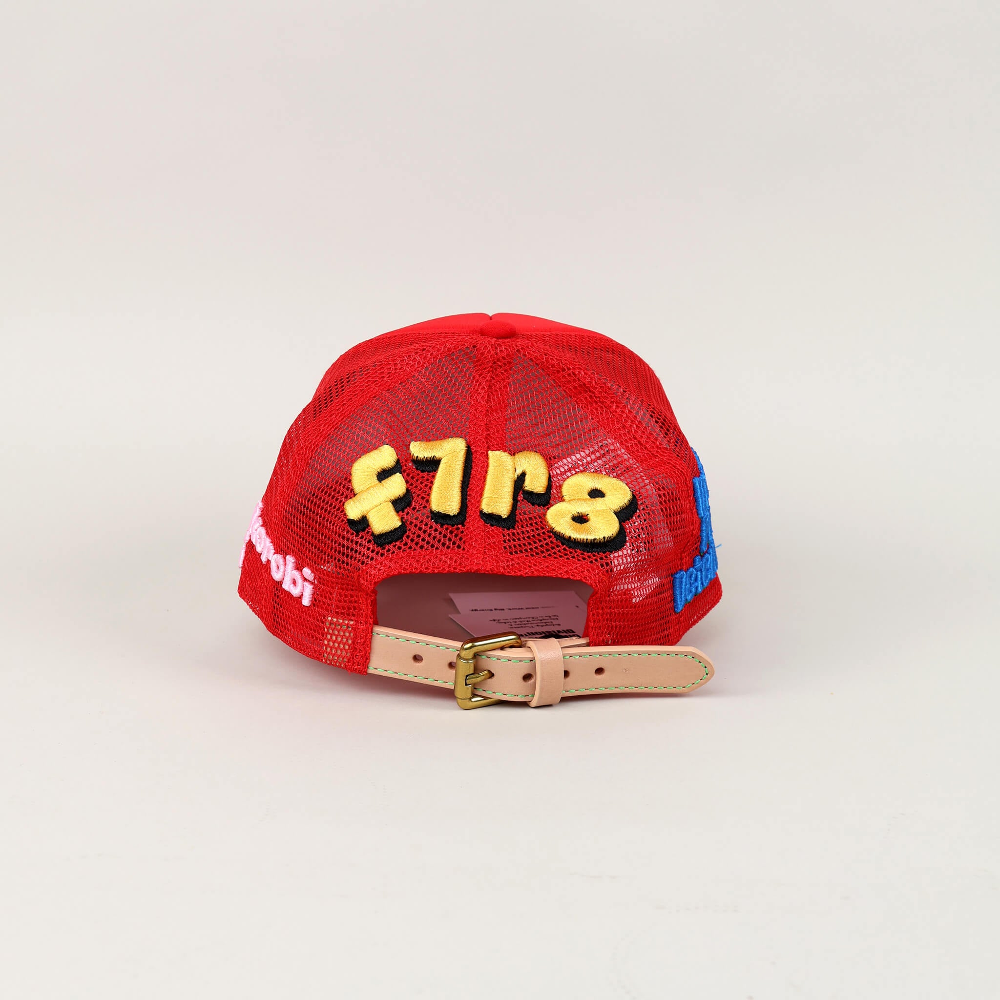 Fall 7 Rise 8 Red Trucker Hat - Back View