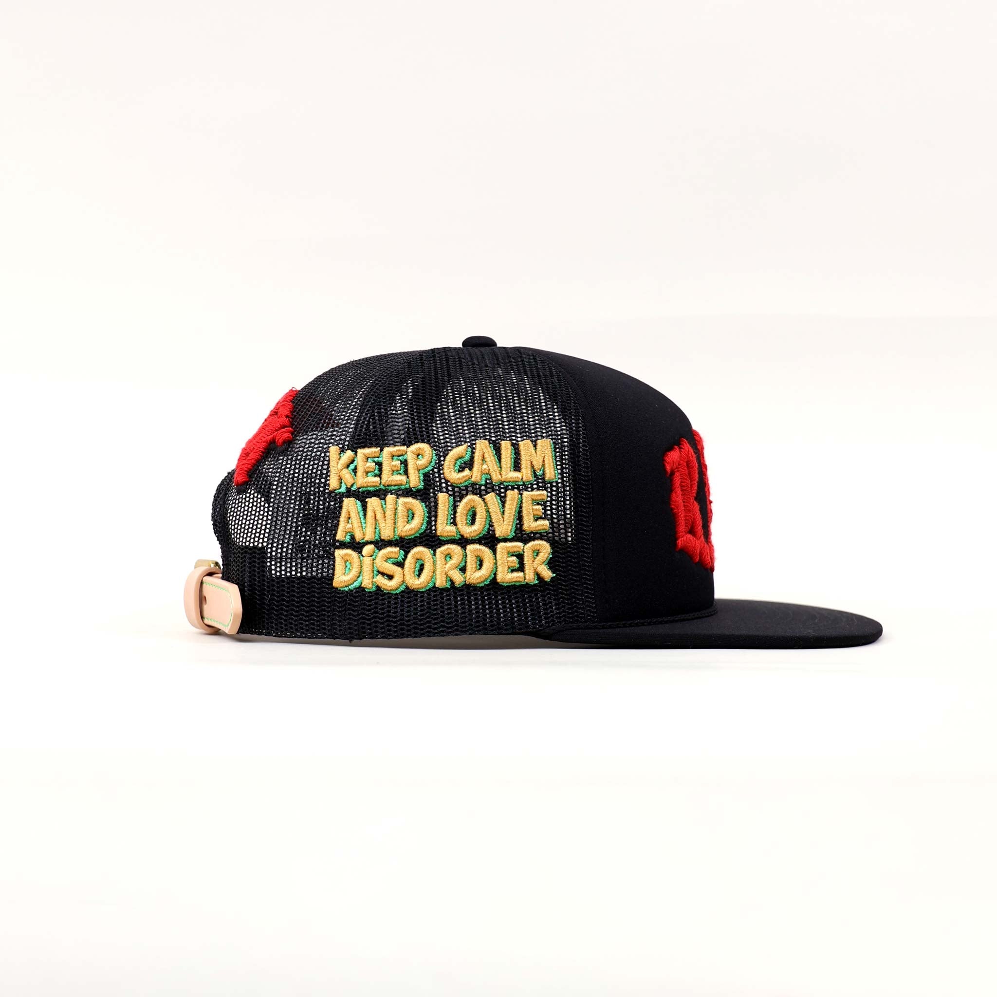 Black cap with "Keep Calm and Love Disorder" text.