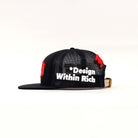 Black mesh cap with "Design Within Rich" text.
