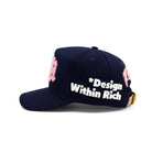 Black baseball cap on a white background