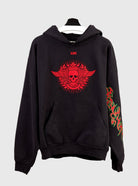 CRIMSON SKULL HOODIE - edu - Artsdistrict